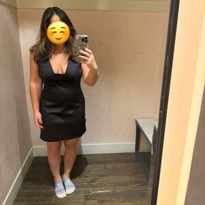 Anthropologie Black Mini Dress